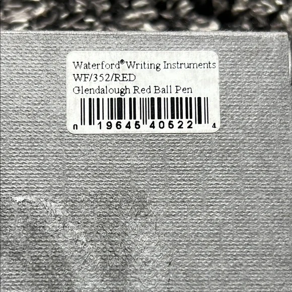 Waterford Red Pen with Case